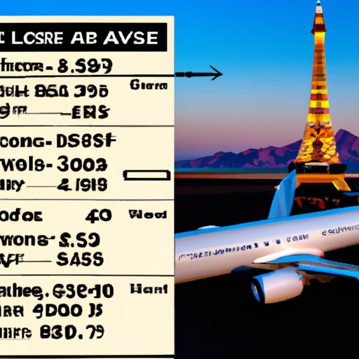 A Cost Comparison of Round Trip Flights to Las Vegas
