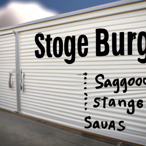 Planning Your Budget for Starting a Storage Unit Business