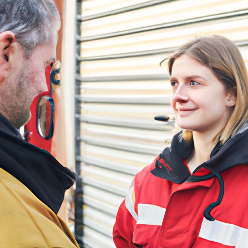 Interview with a Volunteer Firefighter to Discuss Age Requirements