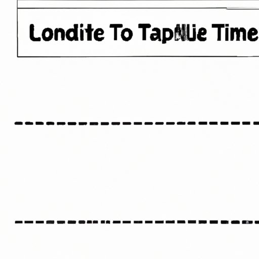 Download a Template with Writing Lines Already Included