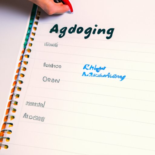 Prepare an Agenda for the Meeting