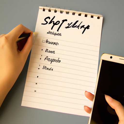 Create a Shopping List App