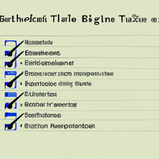 B. Create a Checklist of Automatable Tasks
