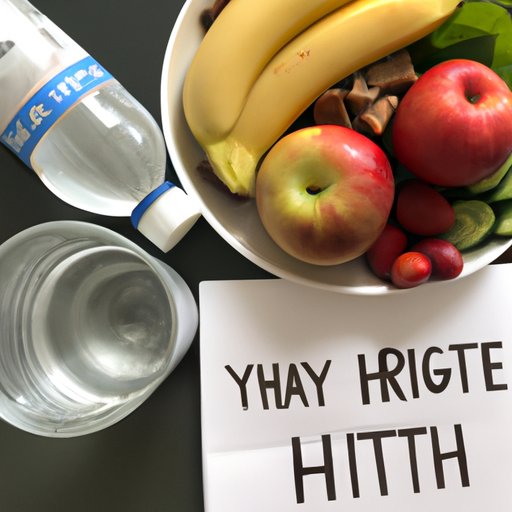 Eat Right and Stay Hydrated