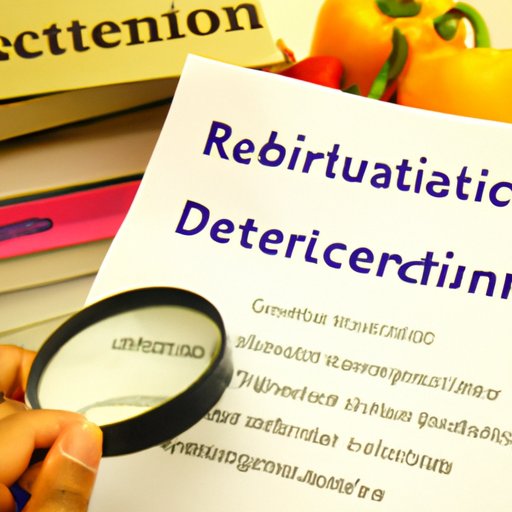 Research the Educational Requirements for Becoming a Registered Dietitian