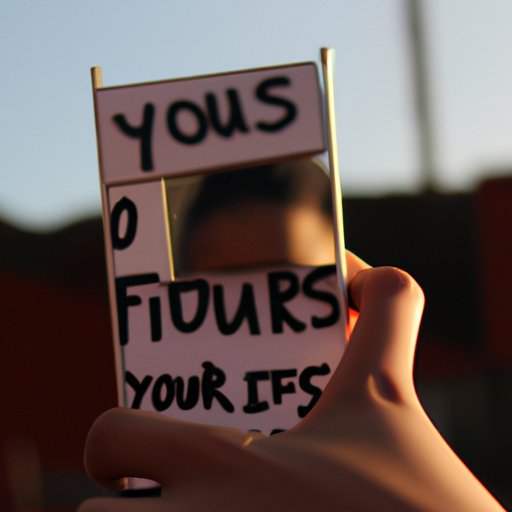 Focus on the things you like about yourself