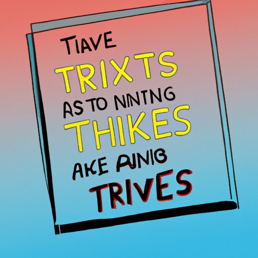 Avoid Taking Risks and Trying New Things