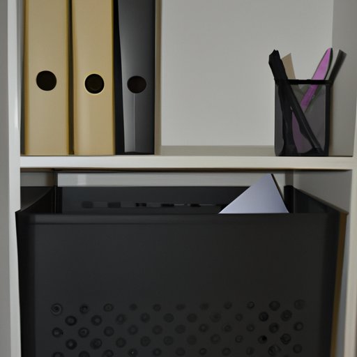 Create a Designated Space for Paperwork and Important Documents