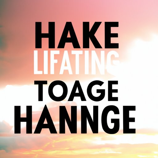 Learn to Take Risks and Embrace Change