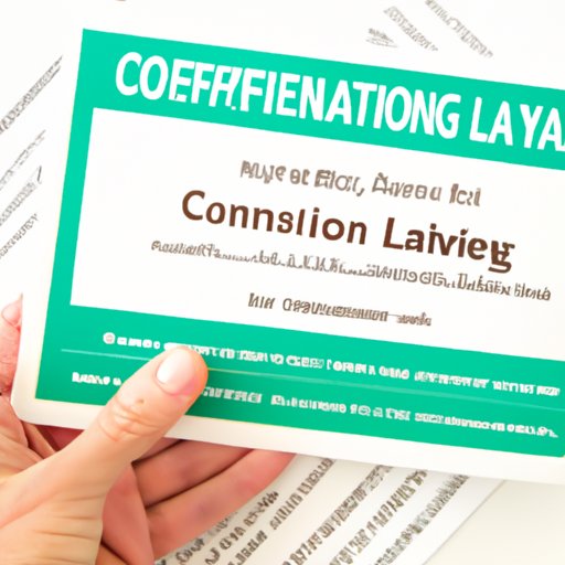 Obtaining a License or Certification from a Professional Organization in Counseling