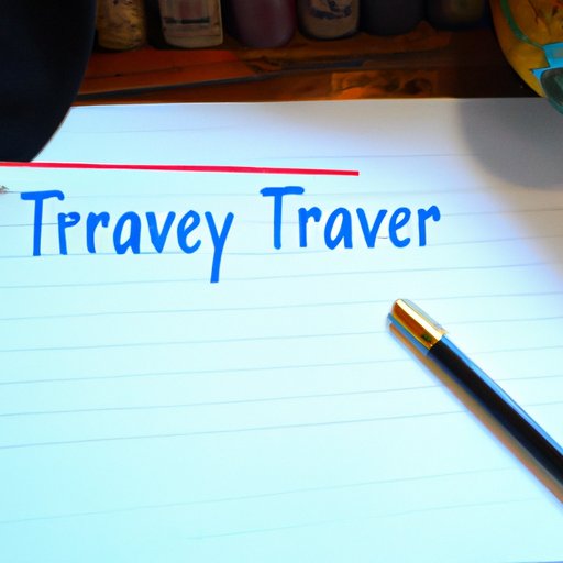 Research the travel writing industry