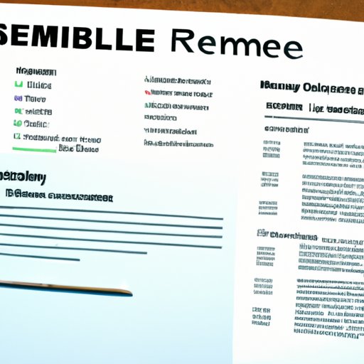 Create an Impressive Resume and Cover Letter