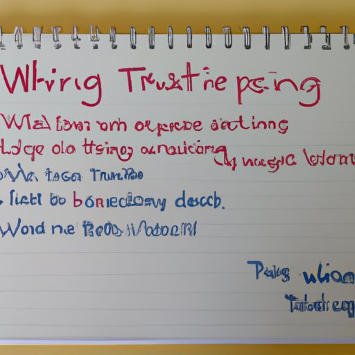 Develop a Teaching Plan that Includes Writing Strategies