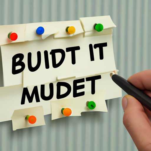 Develop a Budget and Stick to It