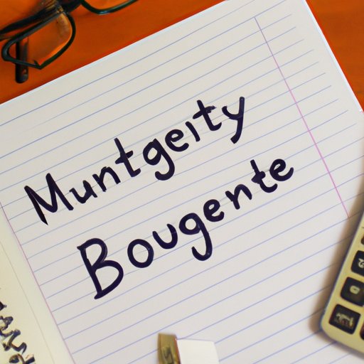 Create a Budget to Determine How Much Money You Can Invest