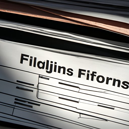 Documents or Forms That Need to Be Filled Out