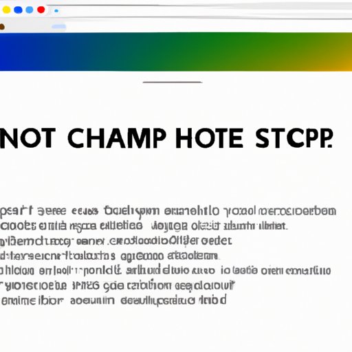 Reasons to Change Chrome Start Page