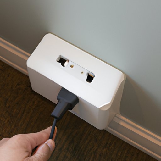Plug the Charging Dock into an Electrical Outlet