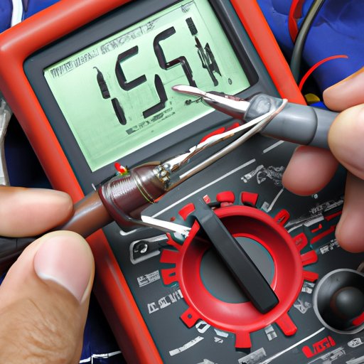 Using an Ohmmeter to Test Continuity of the Capacitor