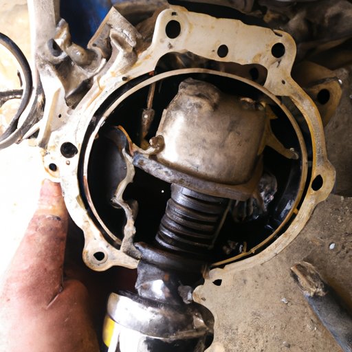 Removing the Starter to Inspect for Damage