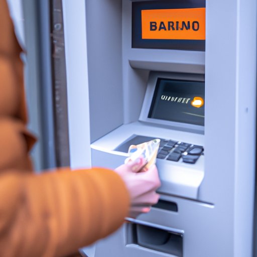 Using a Bitcoin ATM to Withdraw Cash