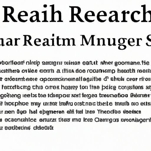 Research Relevant Topics and Facts for Your Writing Sample