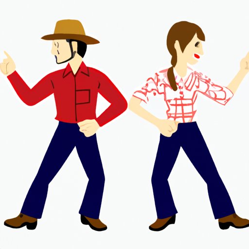 Demonstrate Different Styles of Country Two Step Dancing
