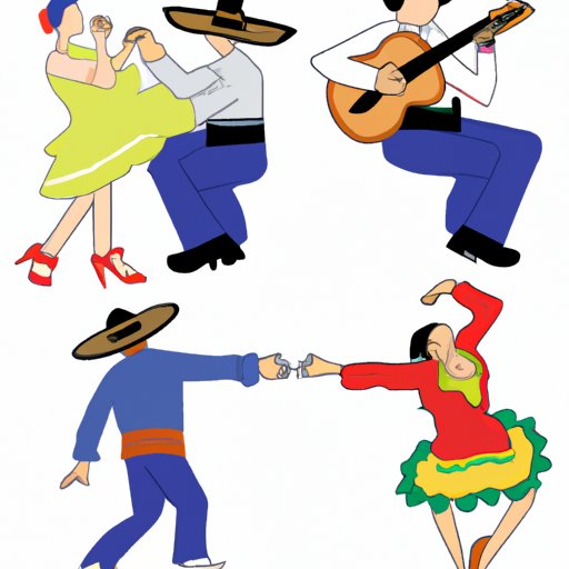 Illustrate the Different Styles of Nortena Dancing