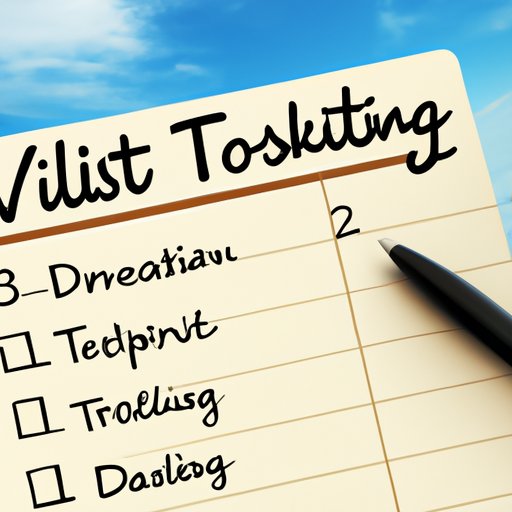 Make a List of Your Ideal Vacation Destinations