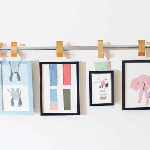 Hang Art Prints With Washi Tape