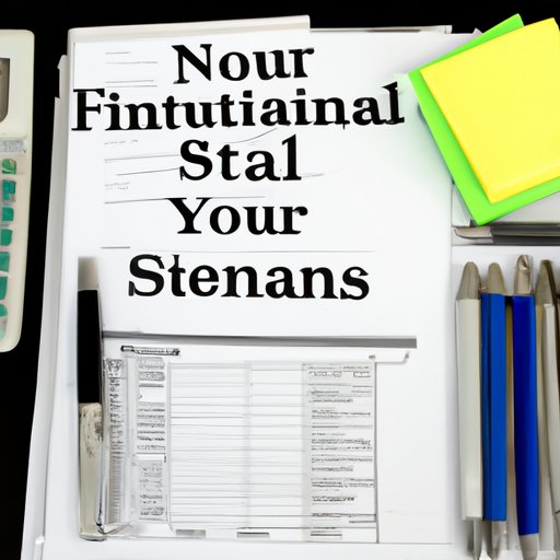 Resources Available to Help with Creating and Maintaining a Personal Financial Statement