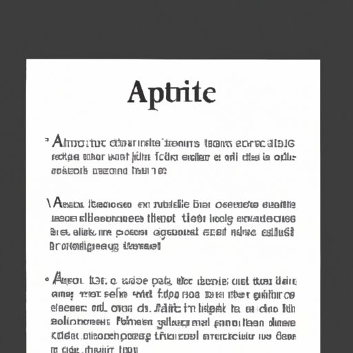 Introduction: Overview of the Problem and Purpose of Article