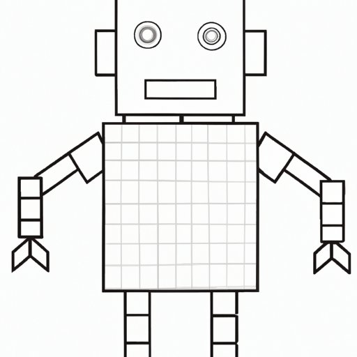 Learn to Draw a Robot with Simple Shapes and Lines