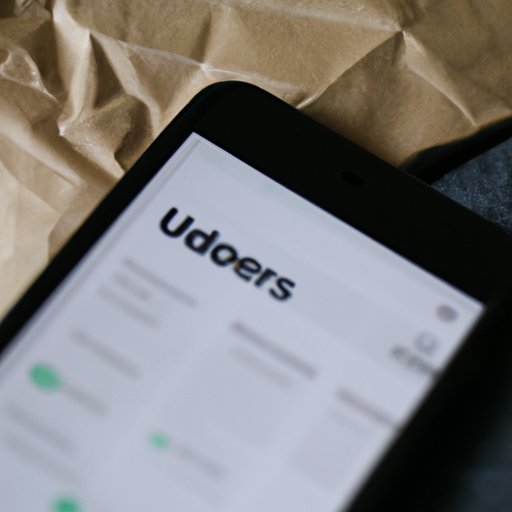 Navigating the Uber Eats App