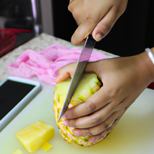 Peel the Pineapple With Your Hands
