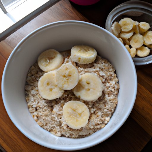 Add Sliced Bananas to Your Oatmeal