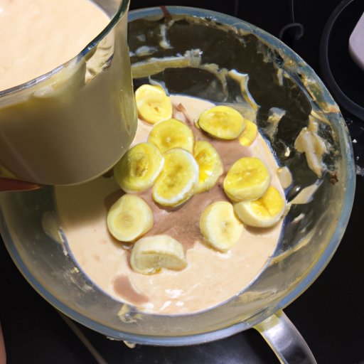 Blend Bananas Into Pancake Batter