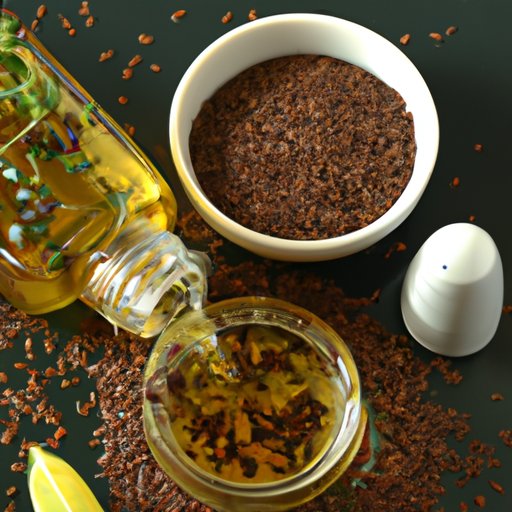 Use Flaxseed Oil as a Salad Dressing or in Marinades