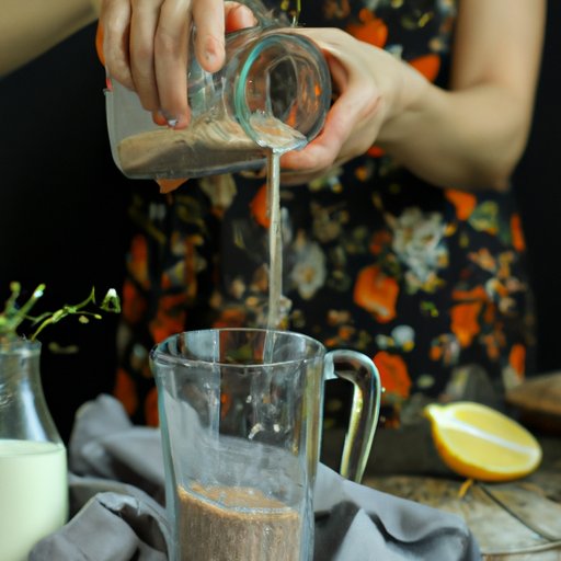 Adding Flax Seeds to Smoothies