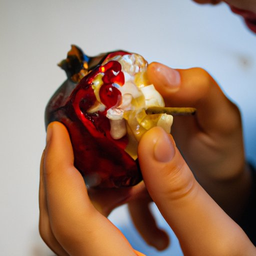 Preparing and Eating a Pomegranate