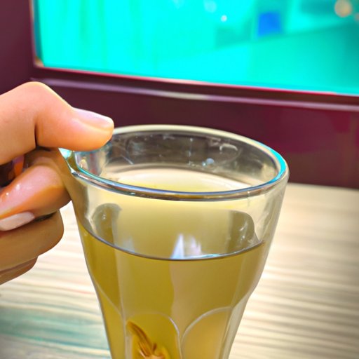 Sipping on Ginger Tea or Ginger Ale