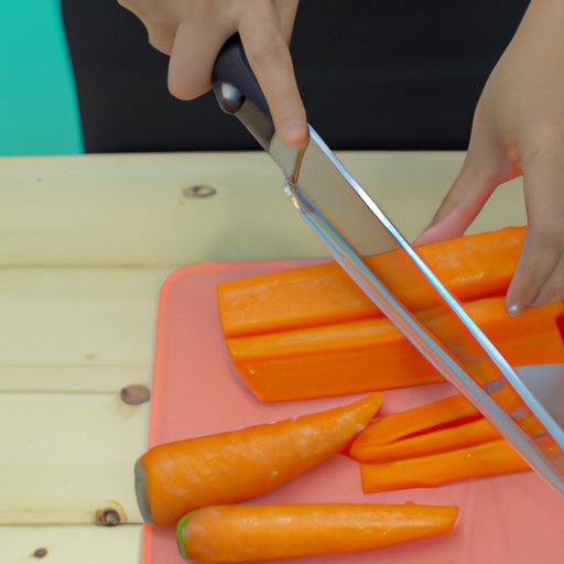Describe How to Cut Food with a Knife