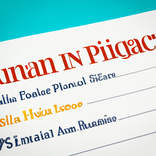 Cost of Different Health Insurance Plans