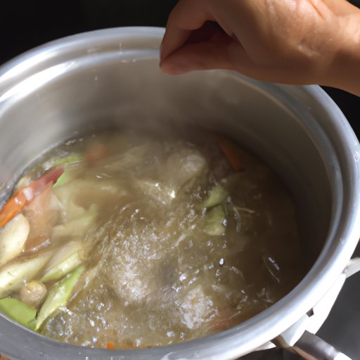 Add Some Warm Water to the Food to Make it More Fragrant