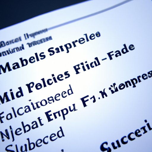 Examples of Successful Medicare Filings