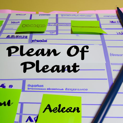 Create an Academic Plan and Stick to It