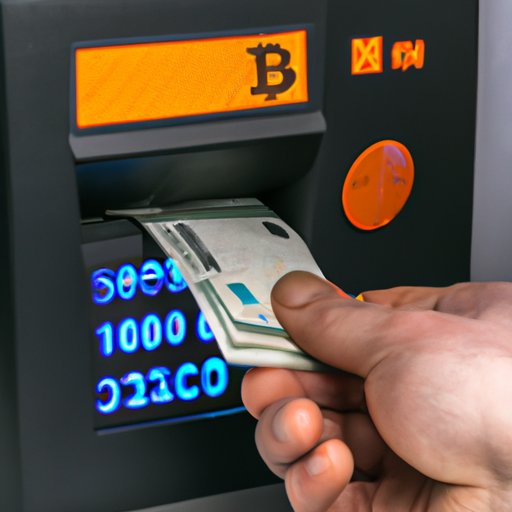 Using a Bitcoin ATM to Convert the Bitcoin to Cash