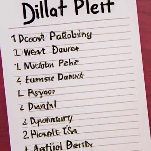 Make a List of All Debts and Prioritize Payments