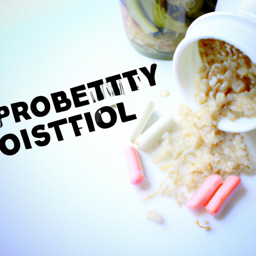 Consume Probiotic Foods or Supplements
