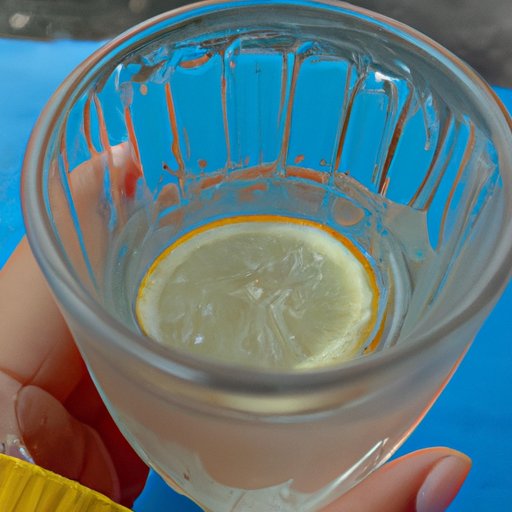 Drink a Glass of Water with Lemon Juice